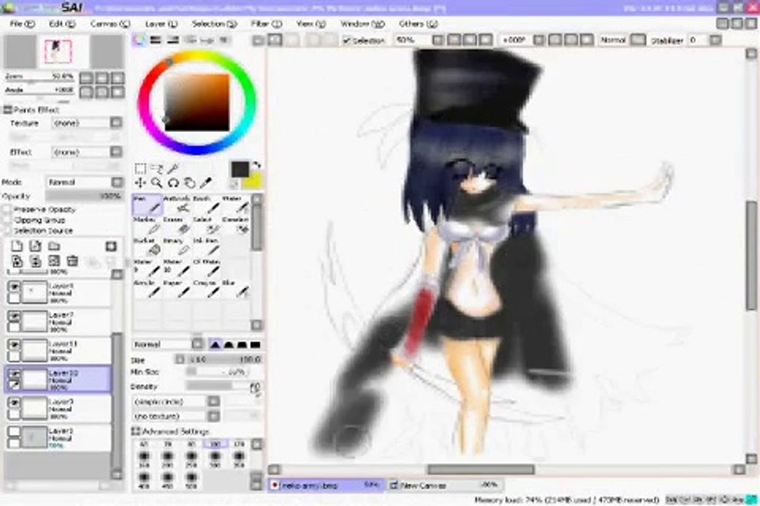Time is Broken Anime Speedpaint (2010)