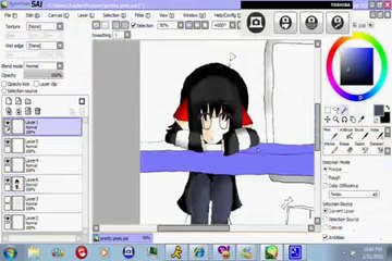 Waiting for Your Messages Anime Speedpaint (2010)