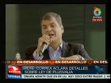 Rafael Correa pide a ecuatorianos no dejarse manipular por la derecha