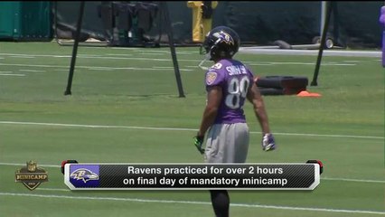 Ravens practice for over two hours on final day of minicamp