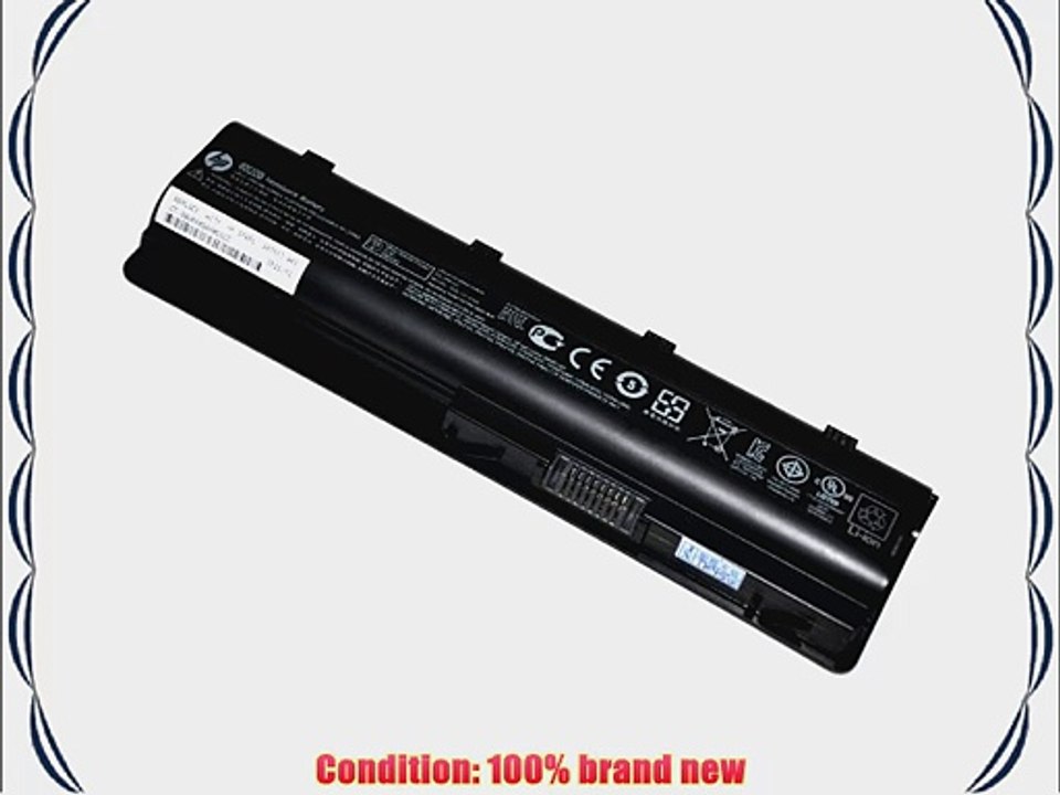 New Genuine HP MU06 Original Laptop Battery 10.8V 47Wh 4200mAh 6-cell 593553-001