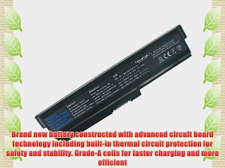 Toshiba Satellite A665-S6070 Laptop Battery - New TechFuel Professional 12-cell Li-ion Battery