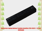 UBatteries Laptop Battery Toshiba Satellite L755-S5311 - 12 Cell 8800mAh