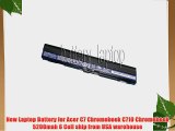 New Laptop Battery for Acer C7 Chromebook C710 Chromebook 5200mah 6 Cell ship from USA warehouse