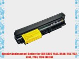 Amsahr Replacement Battery for IBM R400 7443 R400 R61 7732 7733 7734 7735 (R61IS)