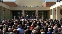 Obama y los cuatro ex presidentes estadounidenses vivos inauguran la biblioteca sobre el legado...