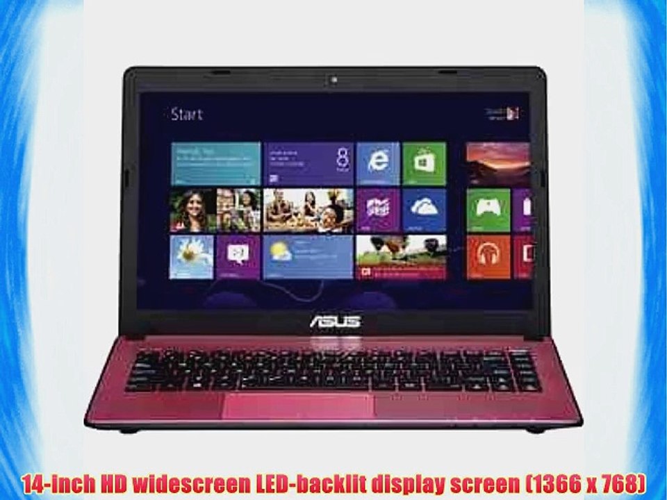 ASUS Laptop Computer / 14-inch Display Screen / Intel Pentium B980 Dual-core Processor / 4GB