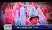 Hinchas respaldan a la selección peruana