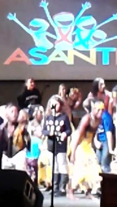 Asante Children's Choir March 22, 2015  ~ Desiree dancing with Asante