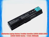 UBatteries Laptop Battery Toshiba Satellite L305D L455D L505D L305D-S5893 Series - 6 Cell 4400mAh