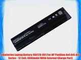 UBatteries Laptop Battery 484170-001 For HP Pavilion dv4 dv5 dv6 Series - 12 Cell 8800mAh (With