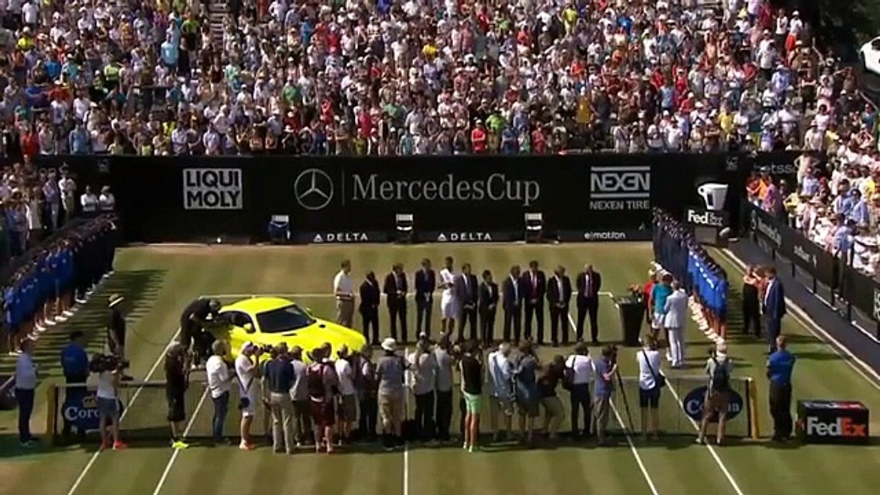 Rafael Nadal vs Viktor Troicki CEREMONY MERCEDESCUP 2015