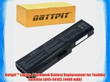 Battpit? Laptop / Notebook Battery Replacement for Toshiba Satellite L645-S4102 (4400 mAh)
