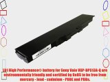 LB1 High Performance New Battery for Sony Vaio VGP-BPS13A-Q Laptop Notebook Computer [6-Cell