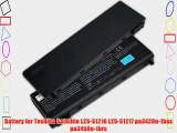 Battery for Toshiba Satellite L25-S1216 L25-S1217 pa3420u-1bas pa3450u-1brs