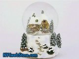 Christmas Cottage Musical Snow Globe