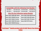 Sony Vaio VGN-FW250J SUPERIOR GRADE New 6-Cell Tech Rover BrandTM Battery {Color: Silver}