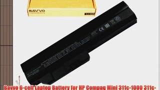Bavvo 6-cell Laptop Battery for HP Compaq Mini 311c-1000 311c-1100 311 all Series311-1000 311-1100
