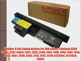 Hipower 8 Cell Laptop Battery For IBM Lenovo Thinkpad X200 Tablet X201 Tablet 2047 2263 2266