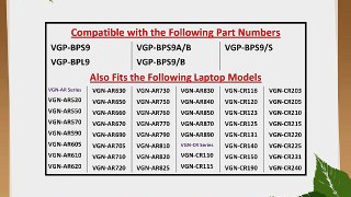 Replacement Battery for Sony Vaio VGN-CR410E/T [No BIOS Update Required] Tech Rover? Max-Life