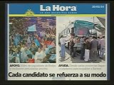 Enlace Ciudadano 362, 22 02 2014, Rafael Correa, Caricatura de El Universo,  Campaña Electoral febre