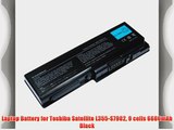 Laptop Battery for Toshiba Satellite L355-S7902 9 cells 6600mAh Black