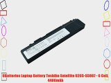 UBatteries Laptop Battery Toshiba Satellite U205-S5067 - 6 Cell 4400mAh
