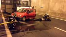 Une simulation d'accident de car dans un tunnel de l'A89