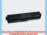Replacement laptop battery for Toshiba Satellite L775d-S7226 8800mAh Toshiba Satellite L775d-S7226