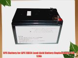 UPS Battery for APC RBC4 Lead-Acid Battery Replacement 12V 12Ah