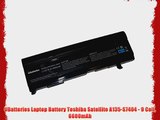 UBatteries Laptop Battery Toshiba Satellite A135-S7404 - 9 Cell 6600mAh