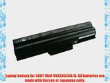 Replacement laptop battery for Sony Vaio Vgnsr520g/B 4800mAh Sony Vaio Vgnsr520g/B 4800mAh