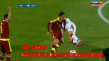 Paolo Guerrero Gets injured Peru 0-0 Venezuela