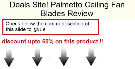 Palmetto Ceiling Fan Blades Review