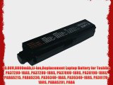10.80V8800mAhLi-ionReplacement Laptop Battery for Toshiba PA3728U-1BAS PA3728U-1BRS PA3780U-1BRS