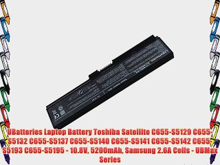 UBatteries Laptop Battery Toshiba Satellite C655-S5129 C655-S5132 C655-S5137 C655-S5140 C655-S5141