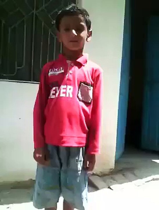 بچے کا انڈیا کو جواب