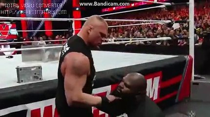brock lesnar most powerfull moments in wwe .raw
