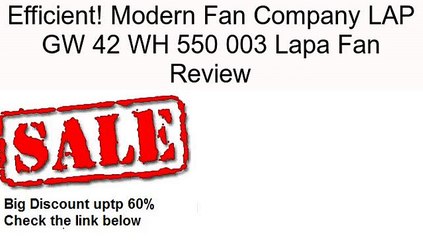 Modern Fan Company LAP GW 42 WH 550 003 Lapa Fan Review