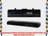 Replacement Lithium Ion Battery by Empire Dell 312-0625 312-0633 312-0763 LTLI-9122-4.4