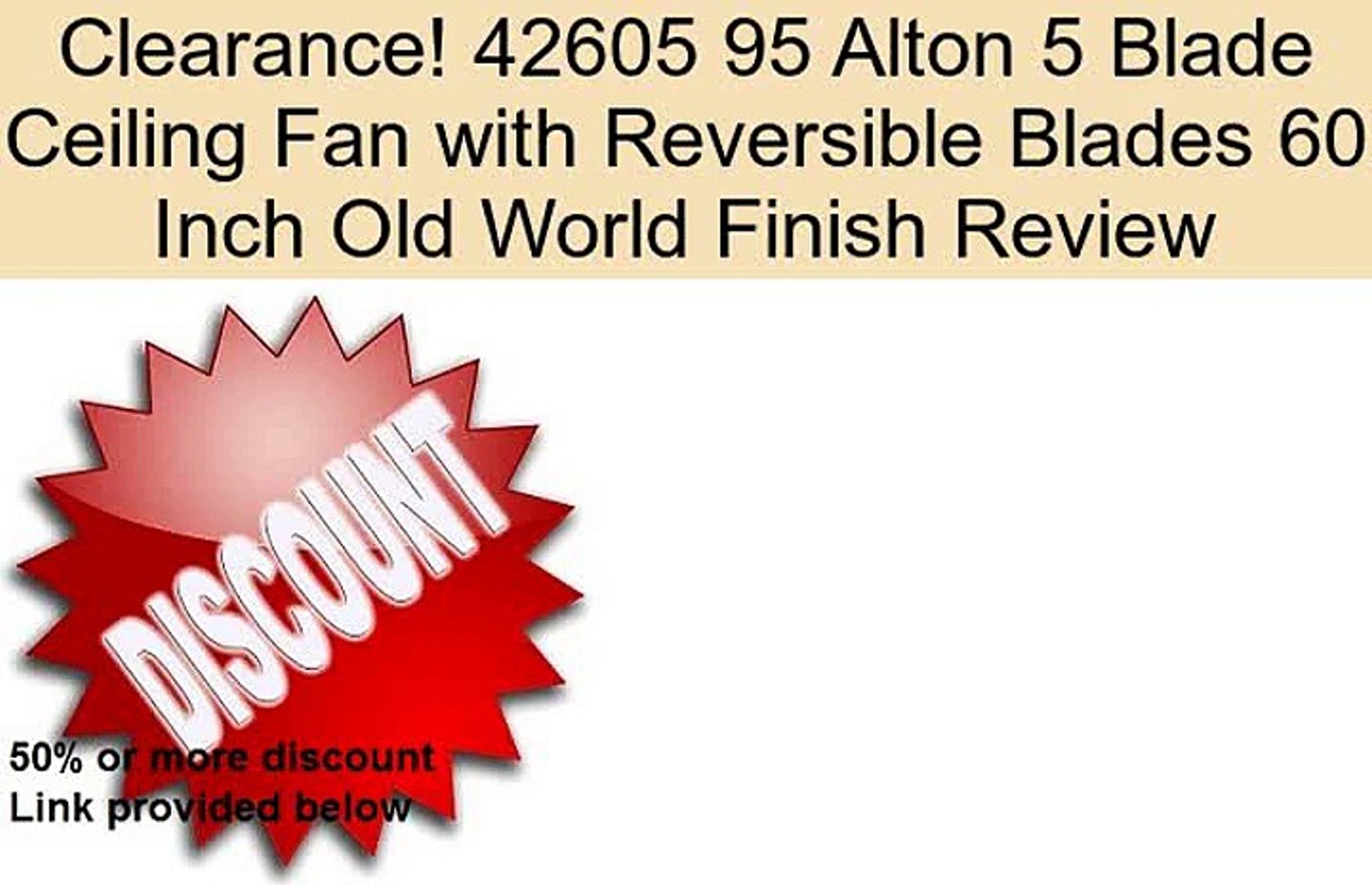 42605 95 Alton 5 Blade Ceiling Fan With Reversible Blades 60 Inch