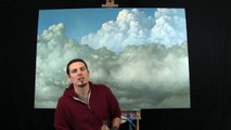 Making Clouds Rain using liquin an oil painting tips and tricks video from Tim Gagnon