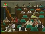 Bangladesh MP delivering her speech to the Parliament, describing how the politics is corrupted!