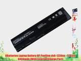 UBatteries Laptop Battery HP Pavilion dv6-1230us - 12 Cell 8800mAh (With External Charge Port)