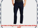 Levi's Men's 511 Slim Fit Line 8 Twill Jean Black Indigo 3D Rinse 33x32
