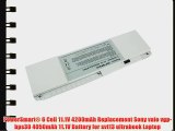 PowerSmart? 6 Cell 11.1V 4200mAh Replacement Sony vaio vgp-bps30 4050mAh 11.1V Battery for
