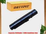 Battpit? Laptop / Notebook Battery Replacement for Acer Aspire One D250-1151 (6600mAh / 73Wh)