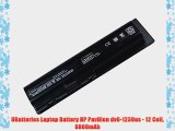 UBatteries Laptop Battery HP Pavilion dv6-1230us - 12 Cell 8800mAh
