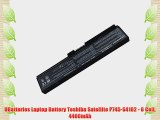 UBatteries Laptop Battery Toshiba Satellite P745-S4102 - 6 Cell 4400mAh