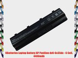 UBatteries Laptop Battery HP Pavilion dv6-6c35dx - 6 Cell 4400mAh